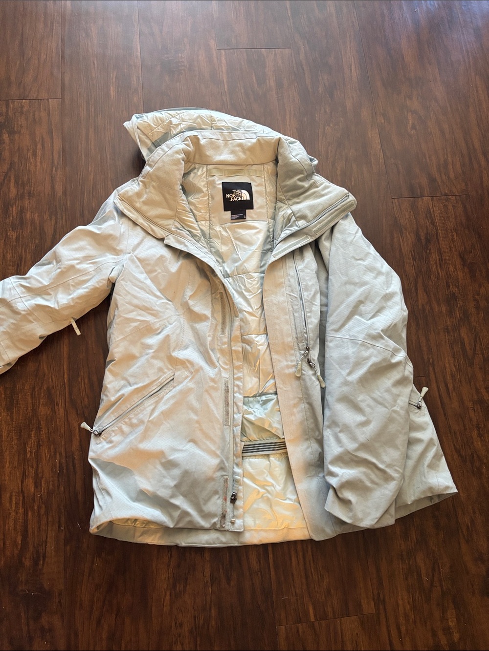The North Face Women's Light Blue Insulated Jacket